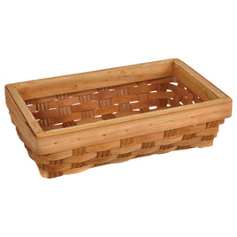 Guest Towel Caddy- Wicker Brown