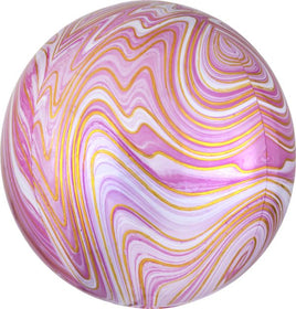 16" Pink Marblez