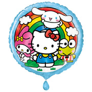 18" Hello Kitty & Friends Round Foil Balloon