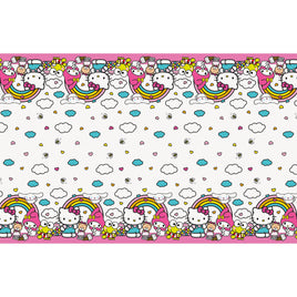 Hello Kitty & Friends Rectangular Plastic Table Cover  54"  x  84"
