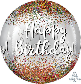 16" Happy Birthday Sequins Orbz