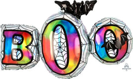 35" Iridescent Boo  Foil Balloon