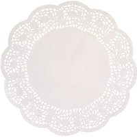 White 8.25 Doilies  28ct.