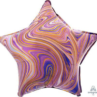 19in Marblez Purple Star