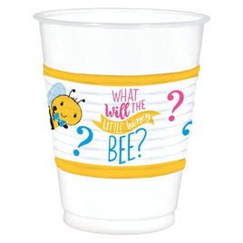 Little Honey Bee Plastic Cups 25 ct.