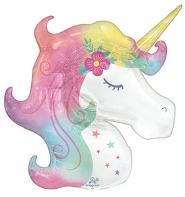 33" Enchanted Unicorn Foil Balloon