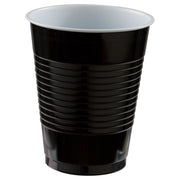 18 oz. Jet Black Plastic Cups 20 ct.