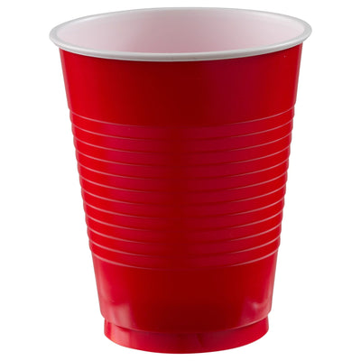 18 oz. Apple Red Plastic Cups 20 ct.