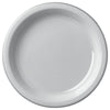 7" Round Plastic Plates  - Silver 20 ct.