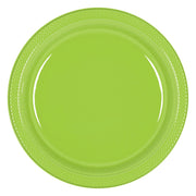 7" Round Plastic Plates  - Kiwi  20 ct.