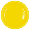9" Round Plastic Plates- Yellow Sunshine  20 ct.