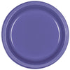 9" Round Plastic Plates - New Purple  20 ct.