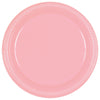 9" Round Plastic Plates - New Pink  20 ct.