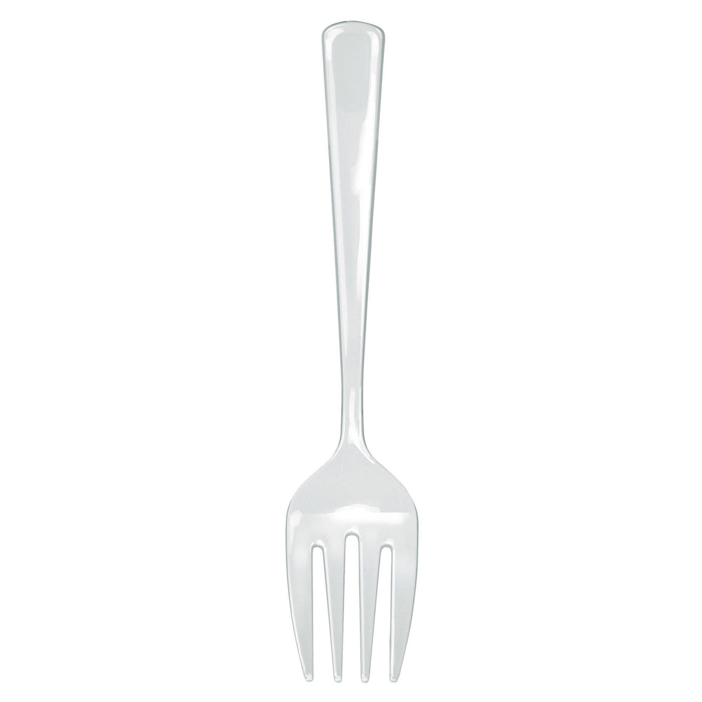 CLEAR SERVING FORK  1 CT. 