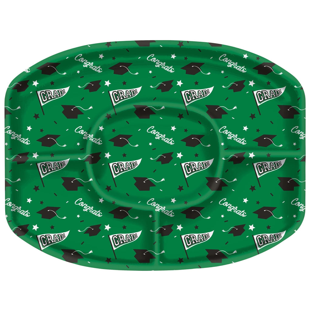 Grad Plastic Platter - Green