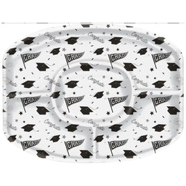 Grad Plastic Platter - White