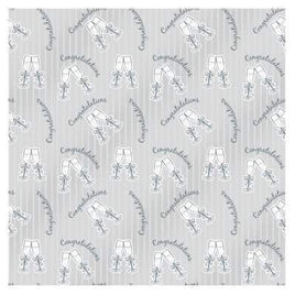 Congrats Bubbly Gift Wrap  30" x 5 ft