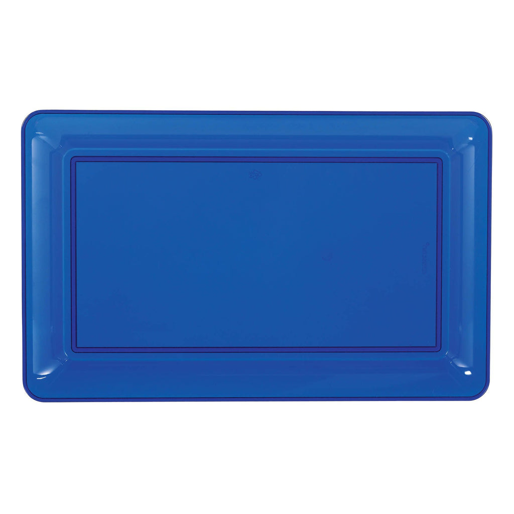 ROYAL BLUE TRAY 11IN.X18IN.  1 CT. 