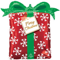 27" Christmas Present Foil Balloon