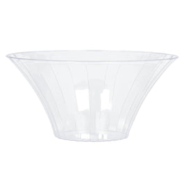 Large Clear Plastic Flared Bowl