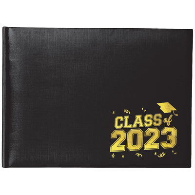 2023 Grad Black Guest Book