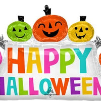 39" Colorful and Creepy Halloween Marquee Foil Balloon