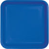 COBALT SQUARE PAPER LUNCH PLATES 18 CT. 