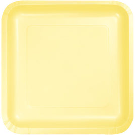 MIMOSA SQUARE PAPER DESSERT PLATES 18 CT. 