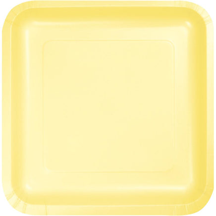 MIMOSA SQUARE PAPER DESSERT PLATES 18 CT. 