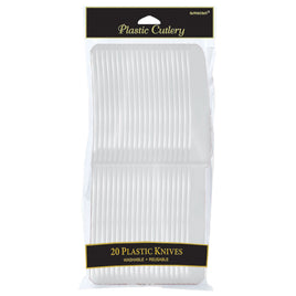 Plastic Knives - Clear 20 ct.