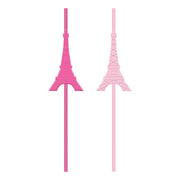Day In Paris Molded Plastic Straw 10 ct.