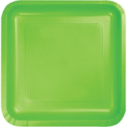 FRESH LIME SQUARE PAPER LUNCH PLATES 18 CT. 