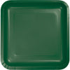 HUNTER GREEN SQUARE PAPER LUNCH PLATES 18 CT. 