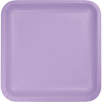 LUSCIOUS LAVENDER SQUARE PAPER LUNCH PLATES 18 CT. 