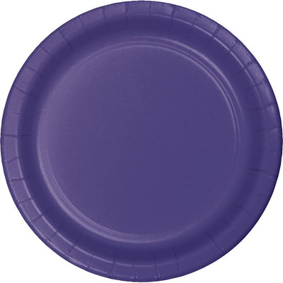 9 in. Purple Paper Lunch Plates 24 ct 