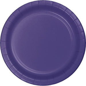 9 in. Purple Paper Lunch Plates 24 ct 