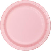 9 in. Classic Pink Lunch Paper Plates 24 ct 