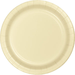 IVORY PAPER LUNCH PLATES 24 CT. 