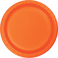 9 in. Sunkissed Orange Lunch Paper Plates 23 ct 