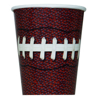 9 in. Football Paper Cups 8 ct 