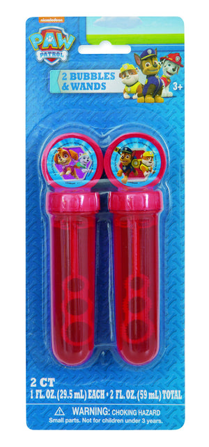 Paw Patrol Bubbles & Wands 1oz 2 ct.