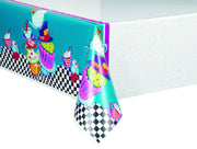 Mad Hatter Tea Party Tablecover 54 in. X 84 in. 1 ct. 