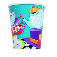 9 oz. Mad Hatter Tea Paper Cups 8 ct 