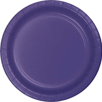 10in. Purple Paper Lunch Plates 24 ct.