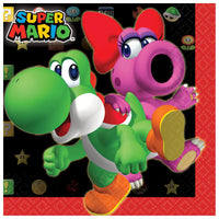 SUPER MARIO BROTHERS BEVERAGE NAPKINS  16 CT. 