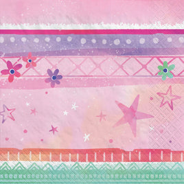 GIRL -CHELLA BEVERAGE NAPKINS  16 CT. 