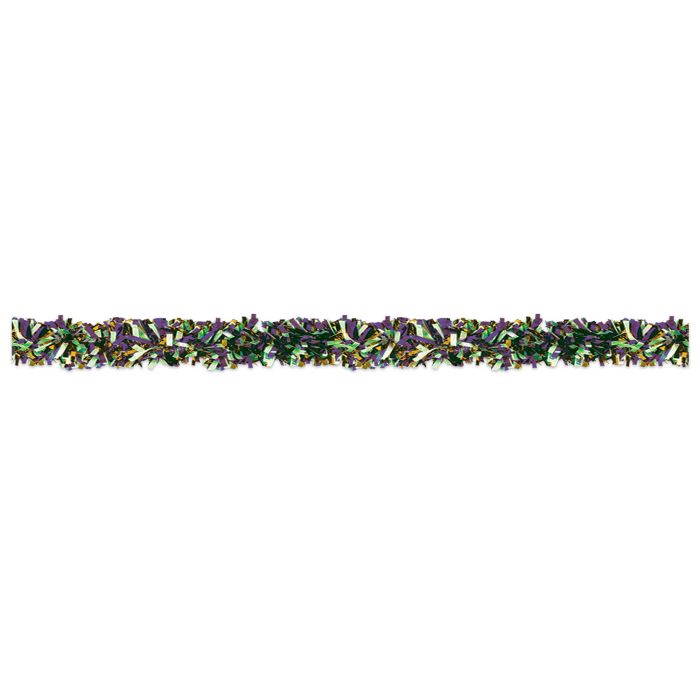 Metallic Mardi Gras Garland