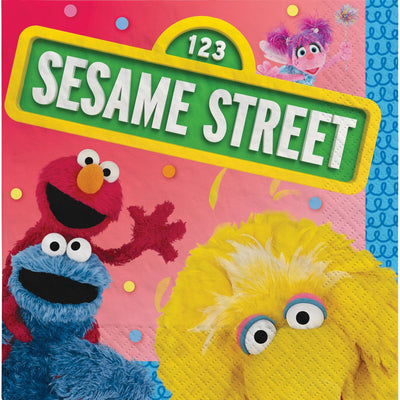 Everyday Sesame Street Beverage Napkins 16 ct.