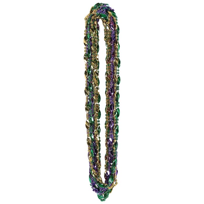Mardi Gras Swirl Beads