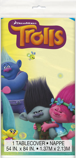 Trolls Rectangular Plastic Table Cover  54"x84"